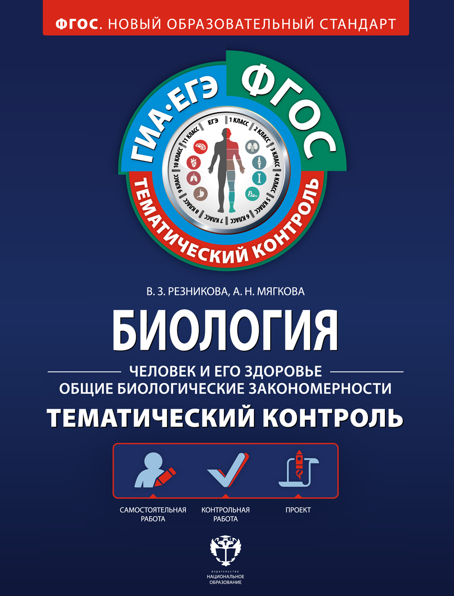 Биология. Человек и его здоровье. Общие биологические закономерности. Тематический контроль
